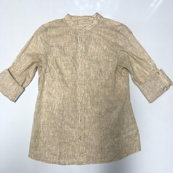 Michael kors long sleeve shirt blouse size 8 - Picture 3 of 8